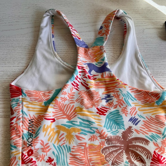 Wildfox Tropical Print Sports Top - Picture 3 of 4